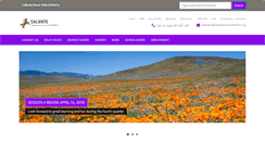 Desktop Screenshot of calienteschooldistrict.org